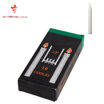 cheap price white wax candles bougie/velas to Libya