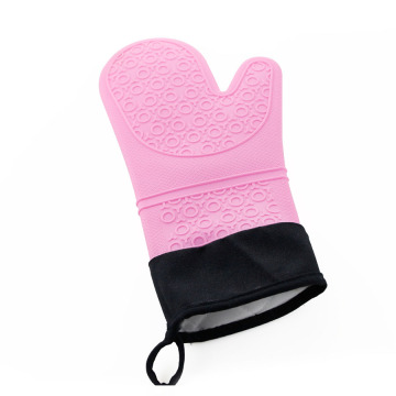 Kitchen Silicone Oven Mitts with Quilted Liner