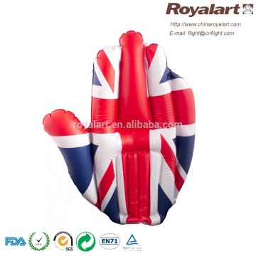 Custom cheering inflatable hand