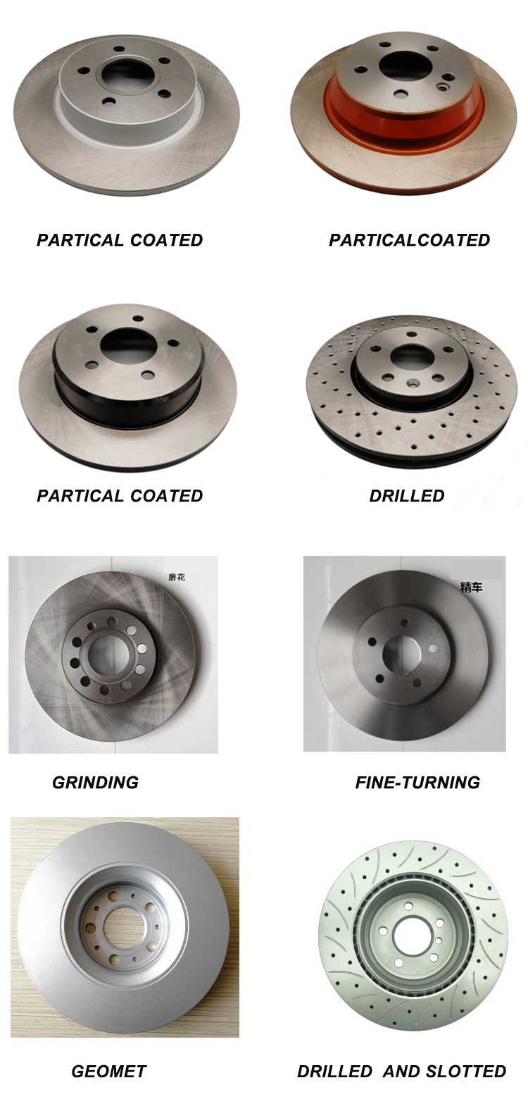 High quality oem car racing brake disc with emark r90