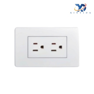 Six-hole Socket Wall Switch with ABS Material