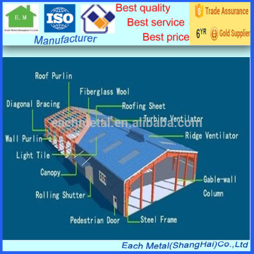 Latest Wholesalers Light Prefab Workshop Steel Structure Drawing