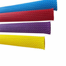 High Quality Mixed Color PET Expandable Braided Cable Sleeve Covers