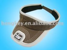 binding sun visor hats