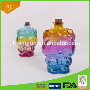 kitty shape, glass storge jar
