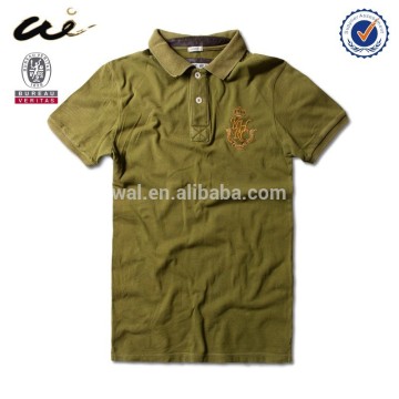 military green polo shirt;men polo-t shirt