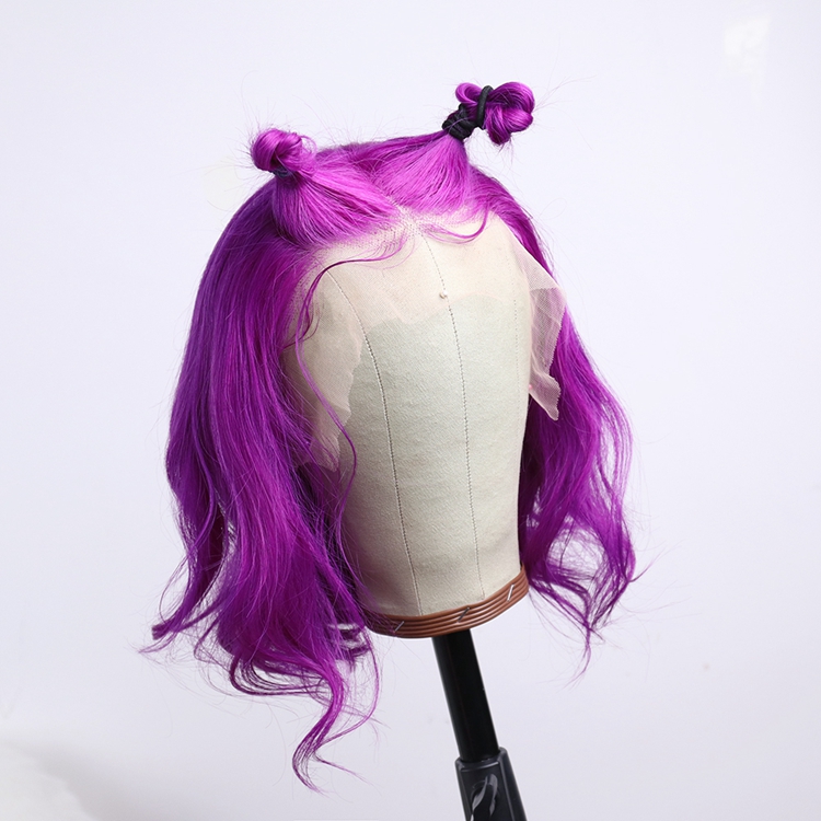 Annione Wholesale Human Hair Wigs Silky Straight Short Bob Short Blonde Wigs Colored Lace Front Bob Human Hair Wigs