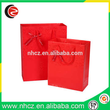 Red Wedding Paper Bag Wedding Bag