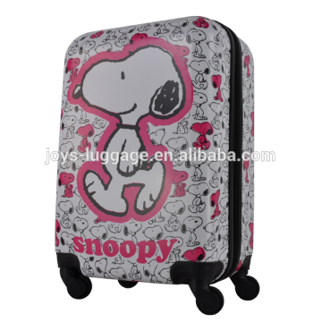 JK-163107 4 Weels Hot Sale Snoopy ABS/PC Kid's Luggage