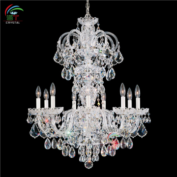 Small Olde World Elegant Clear Crystal Chandelier Lighting
