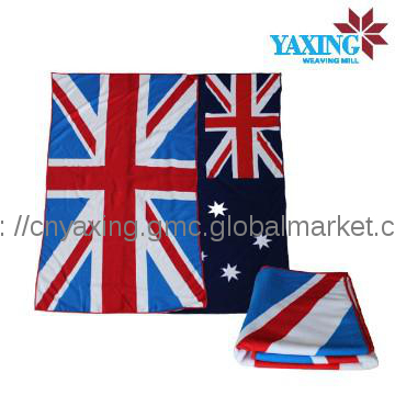 Customed national flag printing beach towels