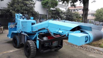 Mine Wheel Belt Mucking Loader