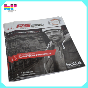 advertisement saddle stiching book printing in guangzhou