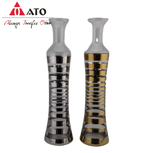 Ato Clear Decanter met zilveren sticker drinkware