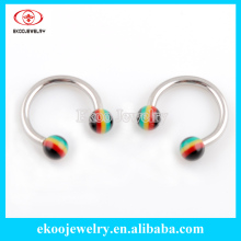 Polyresin Marijuana Rasta Ball Horseshoes