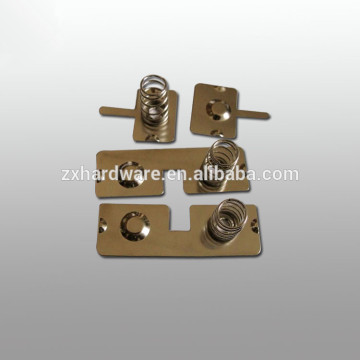 metal battery spring and battery plate