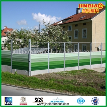 Bi absorbent sound barrier wall/ sound barrier/ Bi absorbent noise barrier