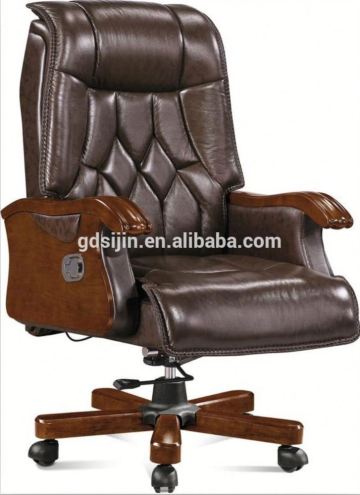 office chair with wheels, Genuine Leather Office Chairs