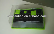 portable green plastic garden planter box