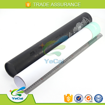 New style long matte black gift box , round mailing packaging box design your own