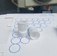 Disposable mouthpiece of pulmonary function instrument