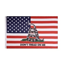 Custom design Military US Gadsden flags