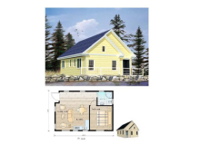 Small Vacation SIPs Prefab Houses