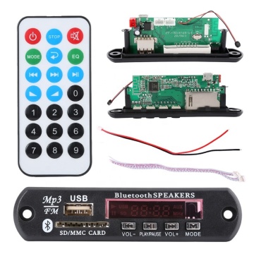 USB Radio MP3 Decoder Board with SD Card Slot and FM Wireless Audio Module