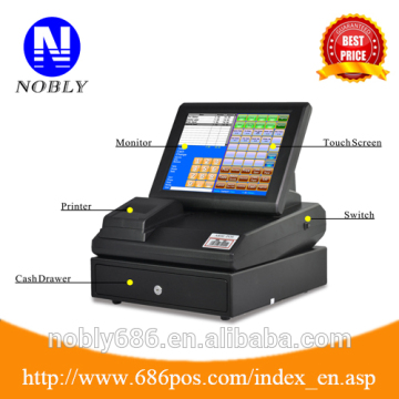 Hot Sales ! Promotional Electronic point of sale , all in one touch point of sale system with software