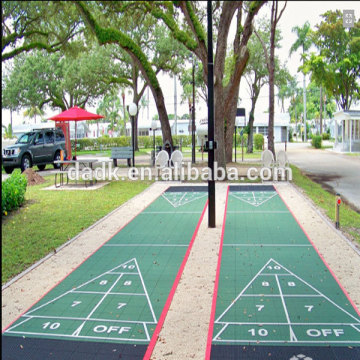 Home shuffleboard court,popular outdoor games ,North American outdoor family games
