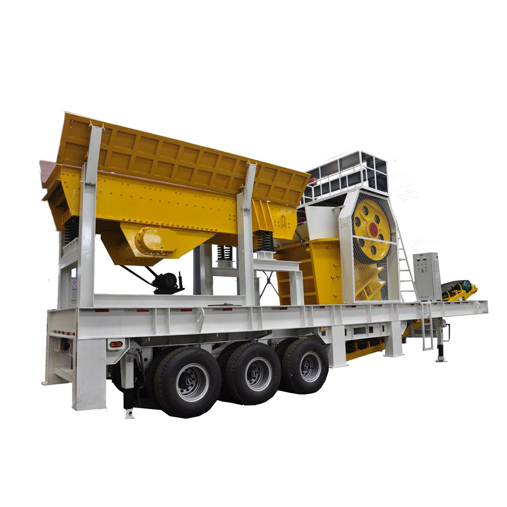 Low Cost Gravel Crushing Line Aggregate Production Plant Mobile Stone Jaw Crusher Supplier