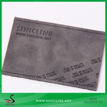 Sinicline Fashion Design Jeans Chamois Leather Patch