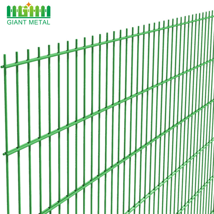 PVC Coated Welded Double Horizontal Wire Mesh Fence