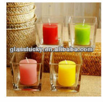 wholesale glass Square Votive Holders