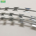 Galvanized Steel Single Loop Tentera Barbed Razor Wire