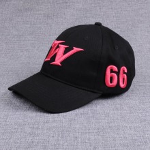 custom long bill 3d embroidered baseball cap