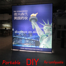 Custom Portable Modular Tension Fabric Trade Show Exhibition Booth Stands