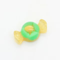 Cabochon in resina a forma di caramelle colorate maculate moda 100 pezzi / borsa Flatback Beads Slime Kids Toy Decor