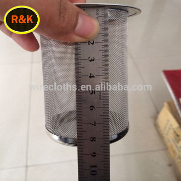 30 Mesh To 100 Mesh Stainless Steel Wire Mesh Filter Basket