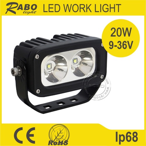 1800Lumen truck work lamp 20w led work light cob