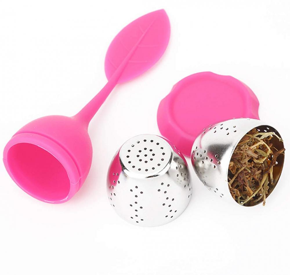 3PCS Silicone Handle Custom Stainless Steel Tea Infuser