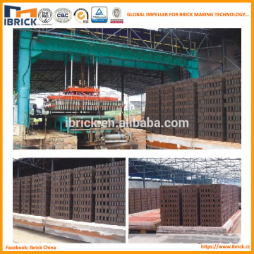 PLC control automatic brick stacking machine for clay brick
