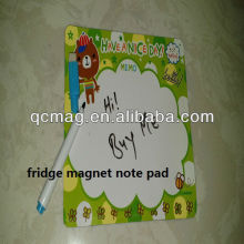 fridge magnet note pad
