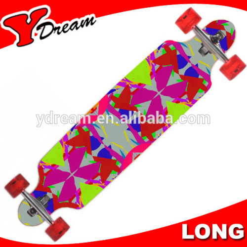 Chinese Maple Pintail wholesale longboard skateboards For Beginners