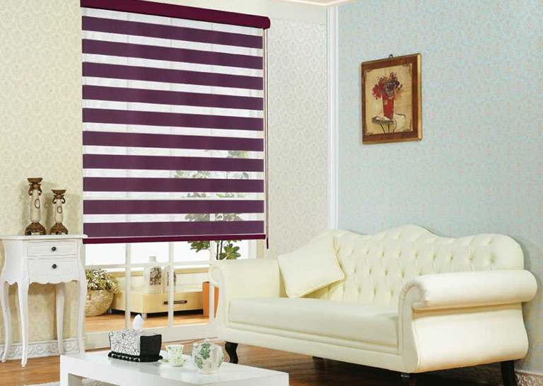 Gauze Zebra Roller Blind Curtain Shade