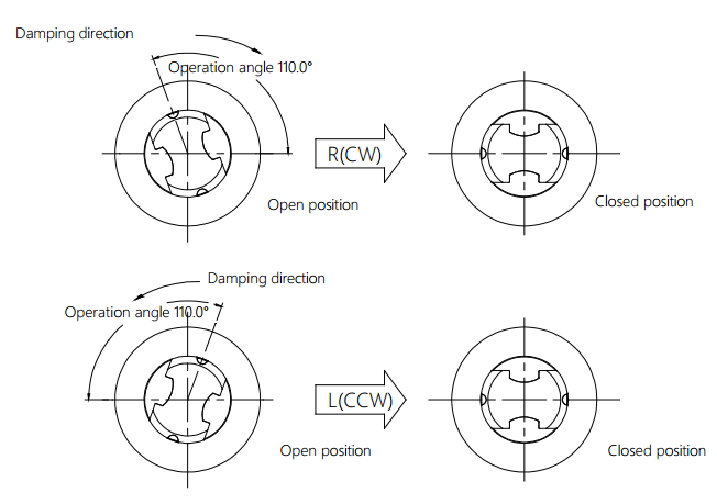 Damper Drawing for Household Appliances