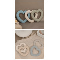 Heart Shape And Teether DIY Silicone Soft Toy