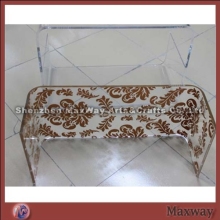 Textured Acrylic End Table