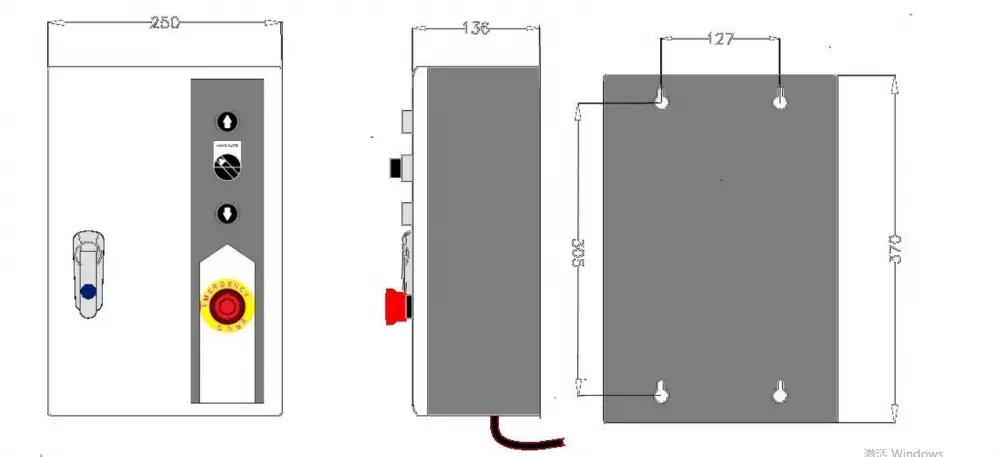 0.75KW Servo motor for high speed door