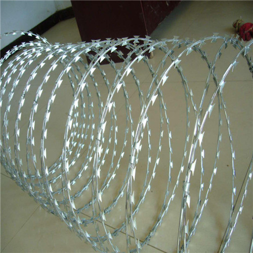 Razor Barbed Wire Hot Dipped Galvanized Razor Blade